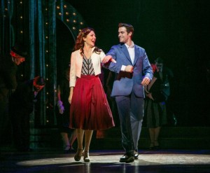 Laura Osnes and Corey Cott in The Bandstand