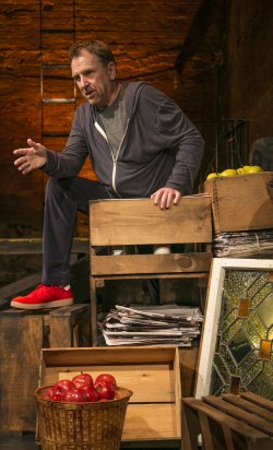 Colin Quinn in a scene from “The New York Story” (Photo credit: Mike Lavoie)