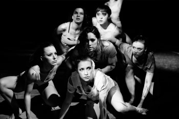 Laura Henry’s company in a scene from “The Scar” (Photo credit: Gabe Tapia)