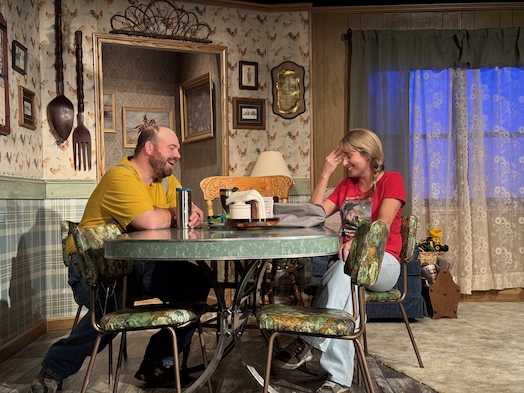 James Carthage, Jr. (TC Knutson) and Sarah Pinnelly (Tylyn Turner) Photo by MariAnn Ryan Skoyen Photography